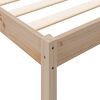 vidaXL Bookcase Bed without Mattress 135x190 cm Solid Wood Pine