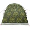 vidaXL Camping Tent Tunnel 4-Person Camouflage Waterproof
