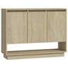 vidaXL Sideboard Sonoma Oak 97x31x75 cm Engineered Wood