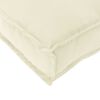 vidaXL Cushion Cream 120 x 40 x 8 cm Oxford Fabric