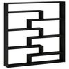 vidaXL Wall Shelf Black Oak 103 x 17 x 102 cm Engineered Wood