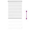 Zebra Blind 40 x 100 cm White