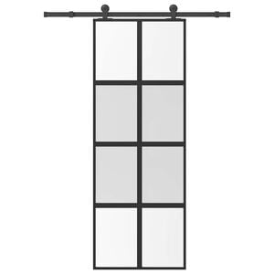 vidaXL Sliding Door with Hardware Set 76x205 cm