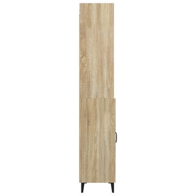 vidaXL Highboard Sonoma Oak Engineered Wood