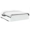vidaXL Bed Frame without Mattress White 160x200 cm