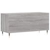vidaXL Record Cabinet Grey Sonoma 100x38x48 cm Engineered Wood