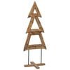 vidaXL Christmas Tree Brown 90 cm Solid Teak Wood