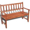 vidaXL Garden Bench 120 cm Solid Acacia Wood