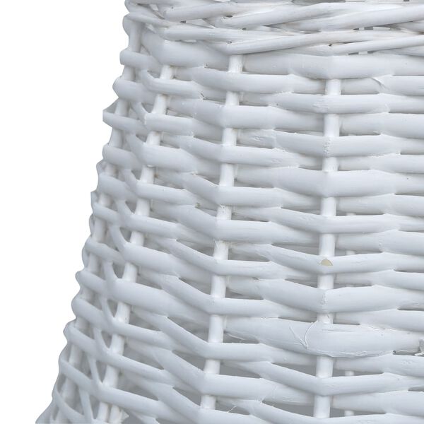 vidaXL Lamp Shade Wicker 38x23 cm White