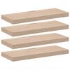 vidaXL Floating Shelves 4 pcs 60x23,5x4 cm Engineered Wood