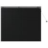 vidaXL Venetian Blind Black 125 x 130 cm 35 mm Solid Paulownia Wood