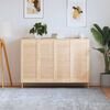 vidaXL Cabinet Doors Louvred Design 4 pcs 99.3x39.4 cm Solid Wood Pine