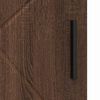 vidaXL Bathroom Cabinet with Storage Brown Oak 30 x 35 x 95 cm