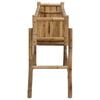 vidaXL Garden Planter with Holder Natural 100 x 38 x 74 cm Bamboo