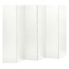vidaXL 6-Panel Room Dividers 2 pcs White 240x180 cm Steel