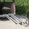 vidaXL Ramp for Wheelchair 270 kg 2 pcs Black 152 x 19 x 5.5 cm