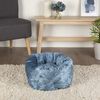 Scruffs Pet Bed Velvet Blue