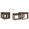 vidaXL Coffee Table Set 2 pcs Smoked Oak Engineered Wood