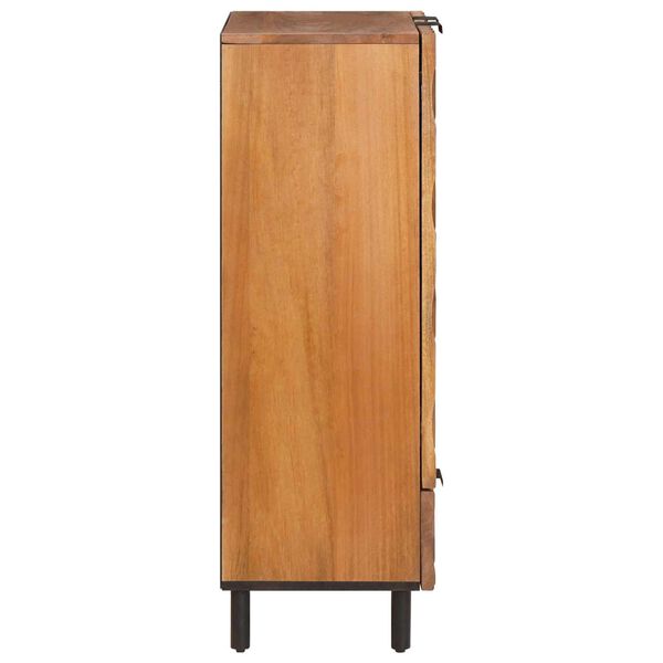 vidaXL Highboard Acacia Brown Finish 60 x 33 x 100 cm Solid Mango Wood