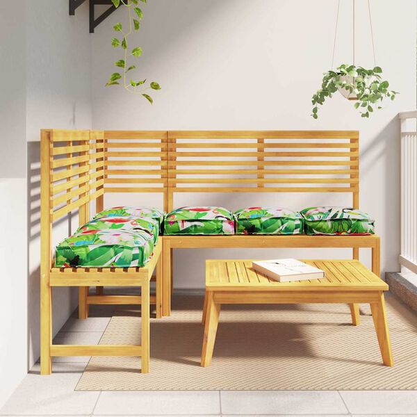 vidaXL Cushion Floral 6 pcs Multicolour 40 x 40 x 8 cm Oxford Fabric