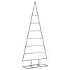 vidaXL Metal Christmas Tree for Decoration Black 150 cm