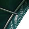 vidaXL Livestock Tent PVC 3.7x3.7 m Green
