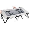 TRIXIE Dog Lounger 99x19x60 cm Grey and Black