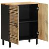 vidaXL Sideboard 60x33.5x75 cm Solid Rough Wood Mango
