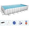 Bestway Power Steel Swimming Pool Set Rectangular 732x366x132 cm
