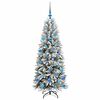 vidaXL Artificial Christmas Tree with 150 LEDs White 63 x 63 x 150 cm
