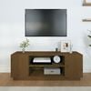 vidaXL TV Cabinet Honey Brown 110x35x40.5 cm Solid Wood Pine