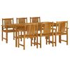 vidaXL 7 Piece Garden Dining Set Solid Wood Acacia
