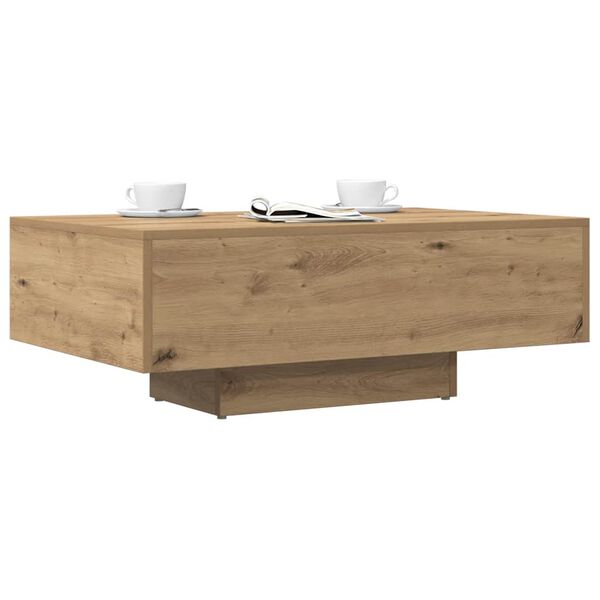 vidaXL Coffee Table Artisan Oak 85x55x31 cm Engineered Wood
