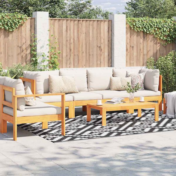 vidaXL Outdoor Carpet ARAKIL White and Black 190x290 cm PP