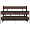 vidaXL Bed Frame without Mattress with Headboard and Footboard 140x190 cm