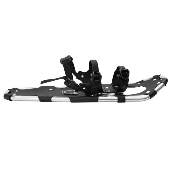 vidaXL 3 in 1 Snowshoes Silver and Black 25 inches Aluminum and HDPE