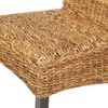 vidaXL Dining Chairs 6 pcs Abaca and Solid Mango Wood