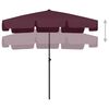vidaXL Beach Parasol Bordeaux Red 200x125 cm