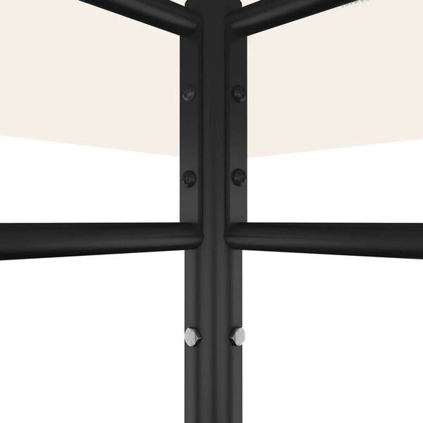 vidaXL Gazebo 384x281x270 cm Cream 180 g/m&sup2;