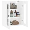 vidaXL Wall Mounted Cabinet White 69.5x34x90 cm Engineered Wood