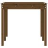 vidaXL Garden Table Honey Brown 159.5x82.5x76 cm Solid Wood Pine