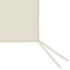 vidaXL Gazebo Sidewall with Windows 6x2 m Cream