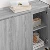vidaXL Side Cabinet Grey Sonoma 96.5 x 30 x 75 cm Engineered Wood