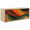 vidaXL Wall-mounted TV Cabinet BONN 102 x 33 x 40 cm Sonoma Oak