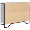 vidaXL Sideboard Grey Sonoma 97x32.5x74.5 cm Engineered Wood