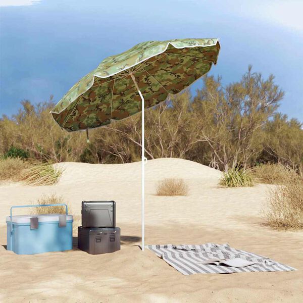vidaXL Umbrella Camouflage 161 x 161 x 193 cm Polyester