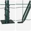 vidaXL Fence with Post Green 0.8 x 25 m Steel