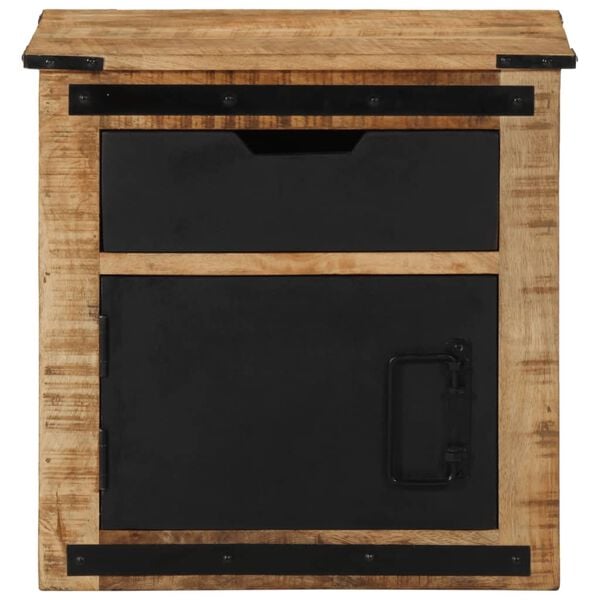 vidaXL Bedside Cabinet 45x40x45 cm Solid Wood Mango