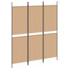 vidaXL 6-Panel Room Divider Black 300x200 cm Fabric