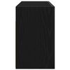 vidaXL Bathroom Wall Cabinet Black 80x25x40 cm Engineered Wood